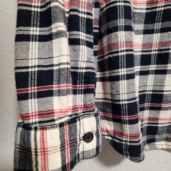Beach Lunch Lounge beachlunchlounge Women's Plaid Flannel Button Down XL - Picture 6 of 6